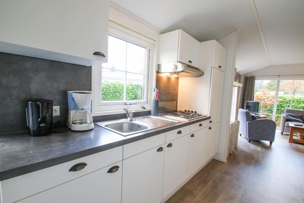 Luxe Vrijstaande Chalet Epe Esterno foto