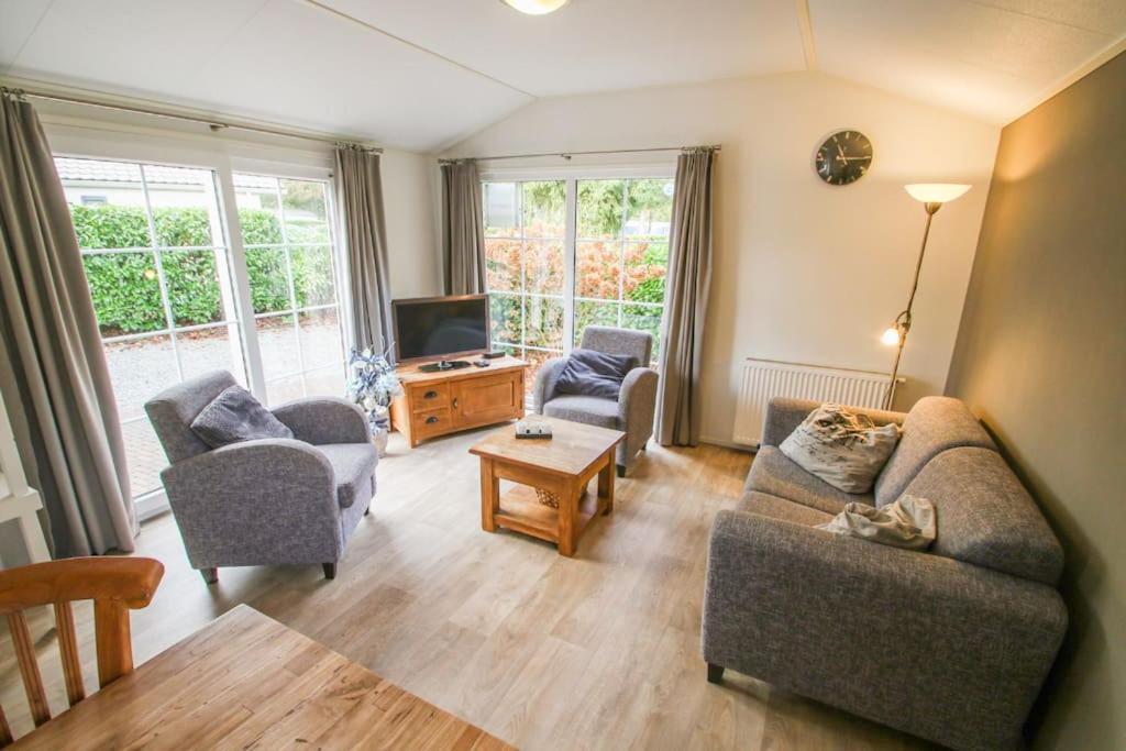 Luxe Vrijstaande Chalet Epe Esterno foto